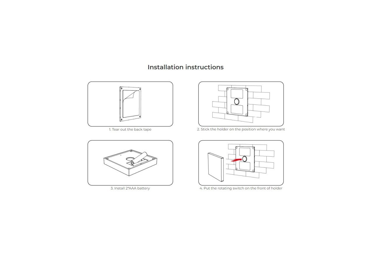 Télécommande murale RGB+CCT-1 zone-Noir-Mi-Light - B0B-RGBCCT - Barcelona LED