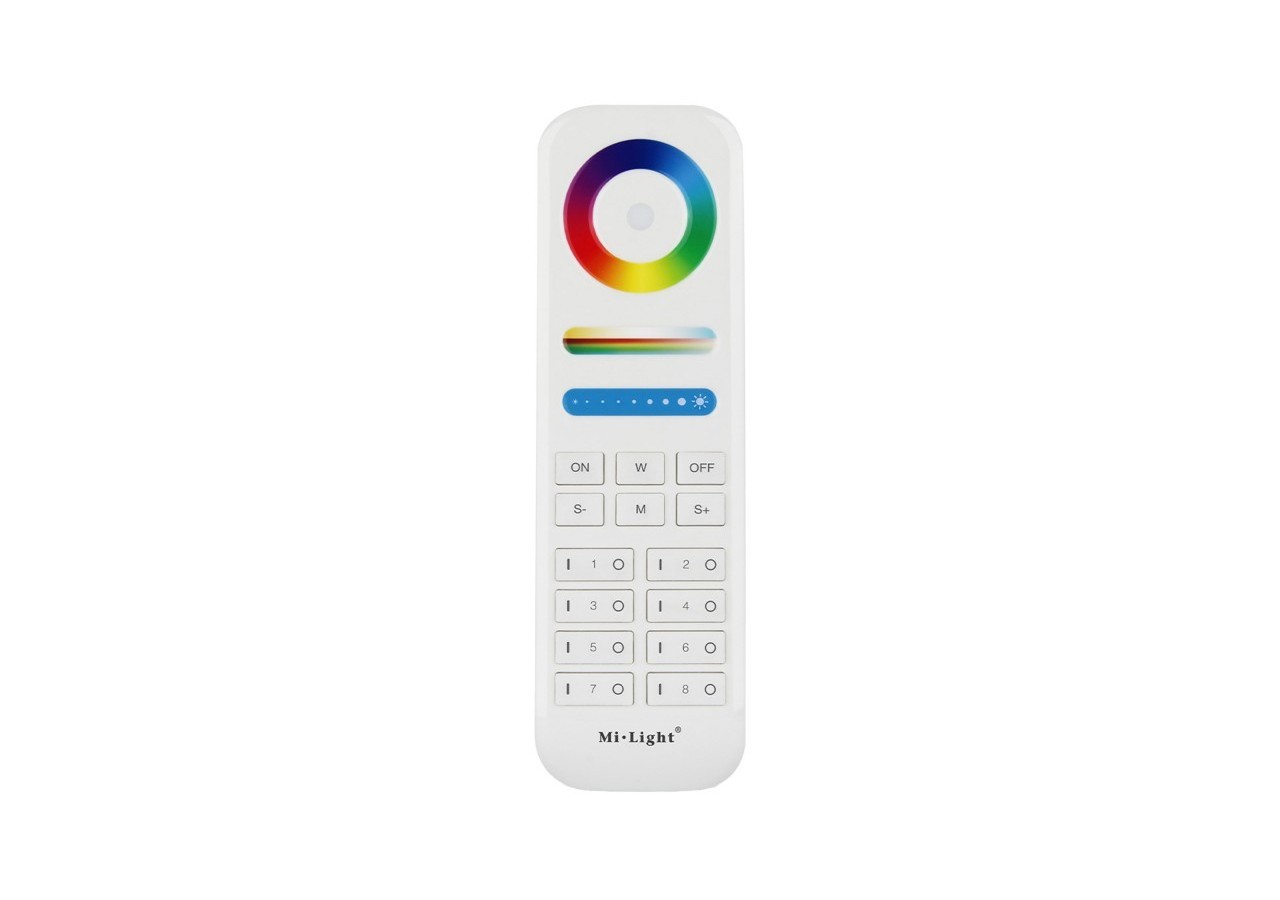 Télécommande LED RGB + CCT-8 Zones-BLANC-FUT089-Mi-Light - FUT089 - Barcelona LED