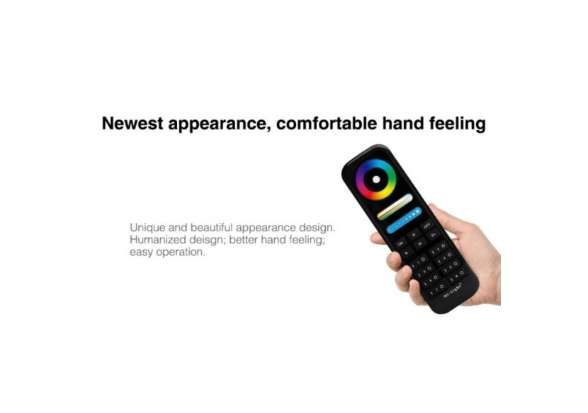 Télécommande LED RGB + CCT-8 Zones-NOIR-FUT089B-Mi-Light - FUT089B - Barcelona LED