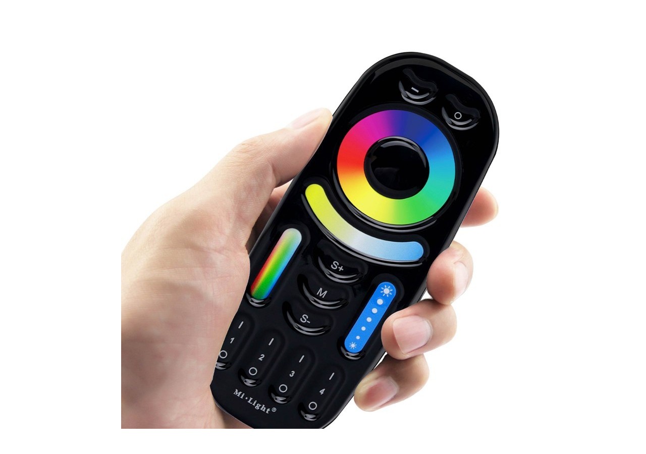 Télécommande LED RGB + CCT-4 Zones-NOIR-FUT092B-Mi-Light - FUT092B - Barcelona LED