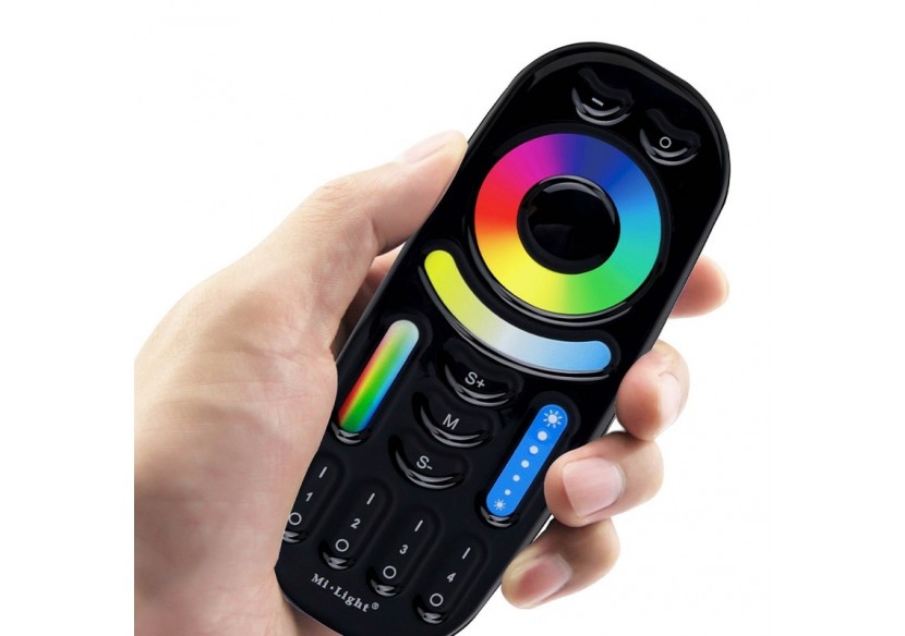 Télécommande LED RGB + CCT-4 Zones-NOIR-FUT092B-Mi-Light - FUT092B - Barcelona LED