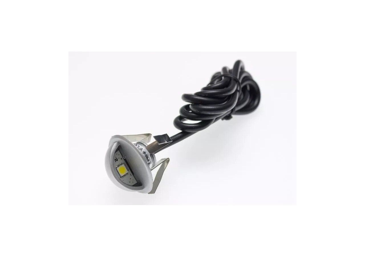 Balise LED encastrable IP67 12V-DC 0.4W blanc chaud - BA50014-BC - Barcelona LED