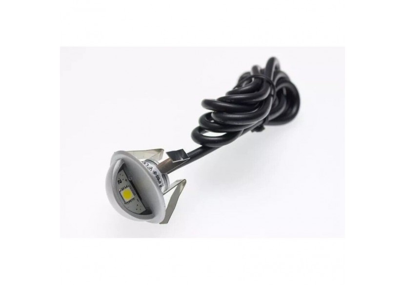 Balise LED encastrable IP67 12V-DC 0.4W blanc chaud - BA50014-BC - Barcelona LED