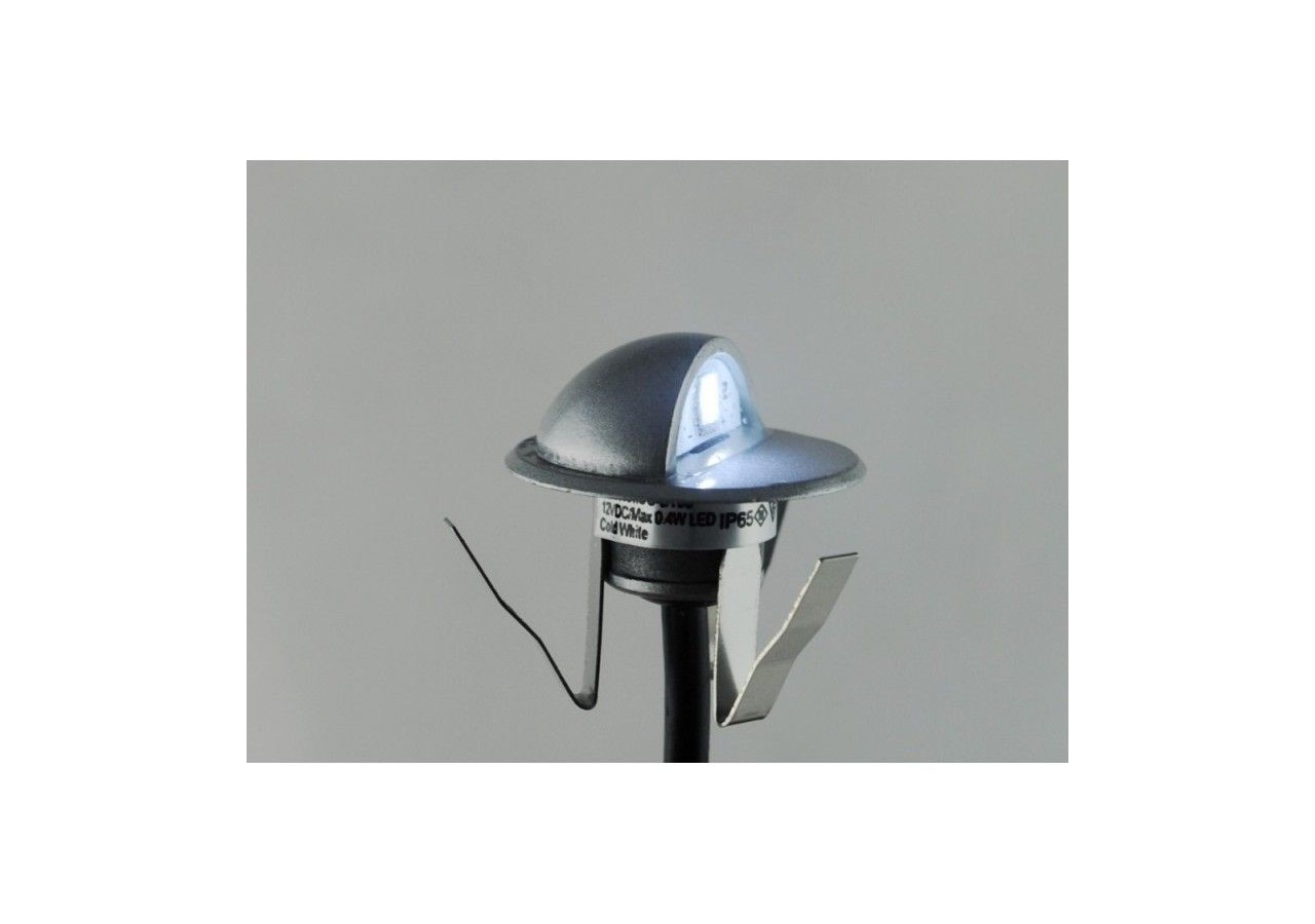 Balise LED encastrable IP67 12V-DC 0.4W blanc chaud - BA50014-BC - Barcelona LED