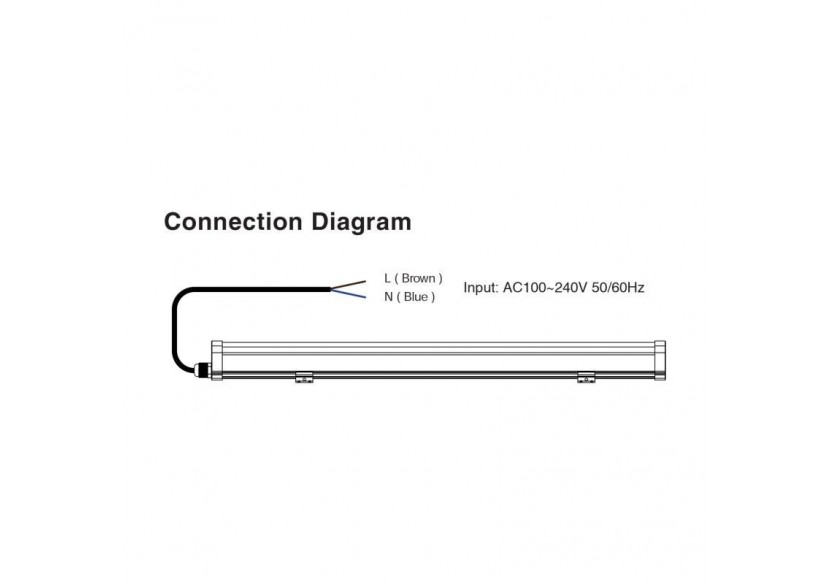 Linéaire LED étanche RGB + CCT-18W-RF/WiFi-100cm-IP66-Mi-Light - LL1-18 - Barcelona LED