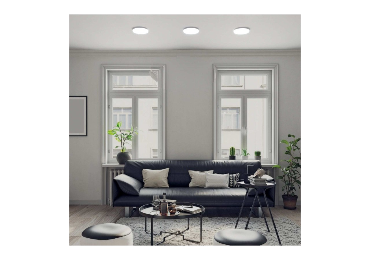 Plafonnier LED en saillie 26cm-18W-1800lm-IP20 - B1765-18W-BF - Barcelona LED