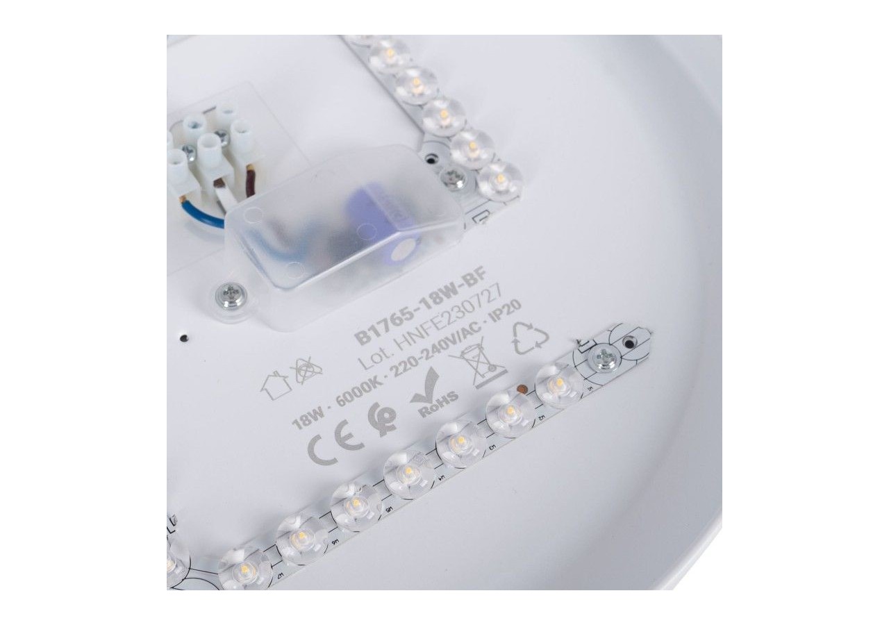 Plafonnier LED en saillie 26cm-18W-1800lm-IP20 - B1765-18W-BF - Barcelona LED