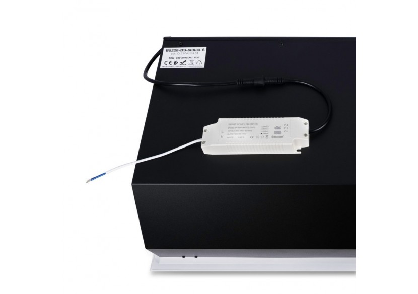 Panneau LED "SMART Blue Skylight"-Effet de ciel-Daylight-50W-60x30cm - B5228-BS-60X30-S - Barcelona LED