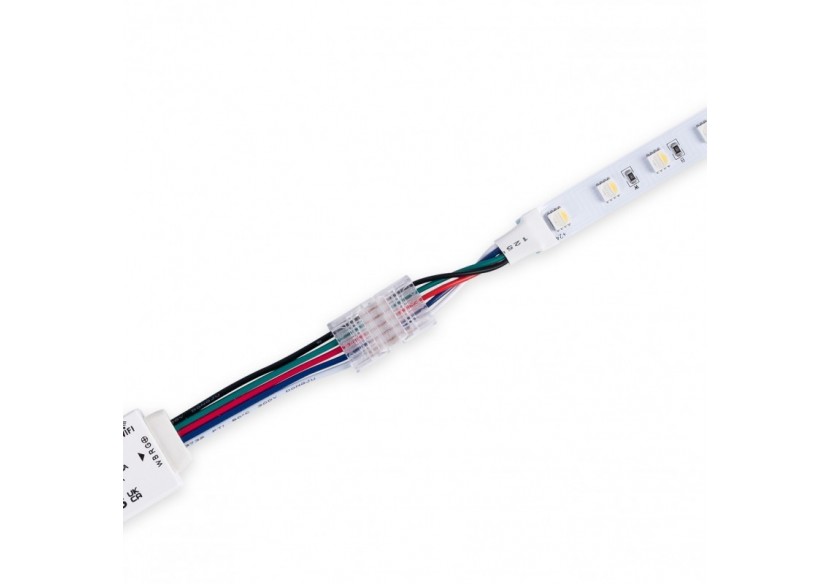 Raccord rapide à 5 broches pour câbles RGBW (5 fils) - WHM-2220-CC5 - Barcelona LED