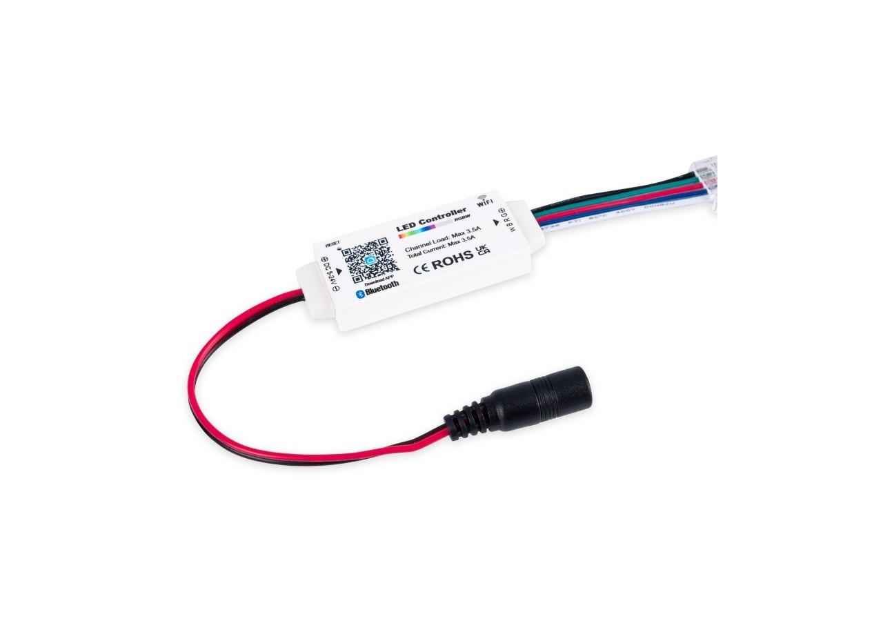 Mini contrôleur RGBW-WiFi+ Bluetooth-5-24V DC-3.5A - CTL-AAW-RGBW-34 - Barcelona LED