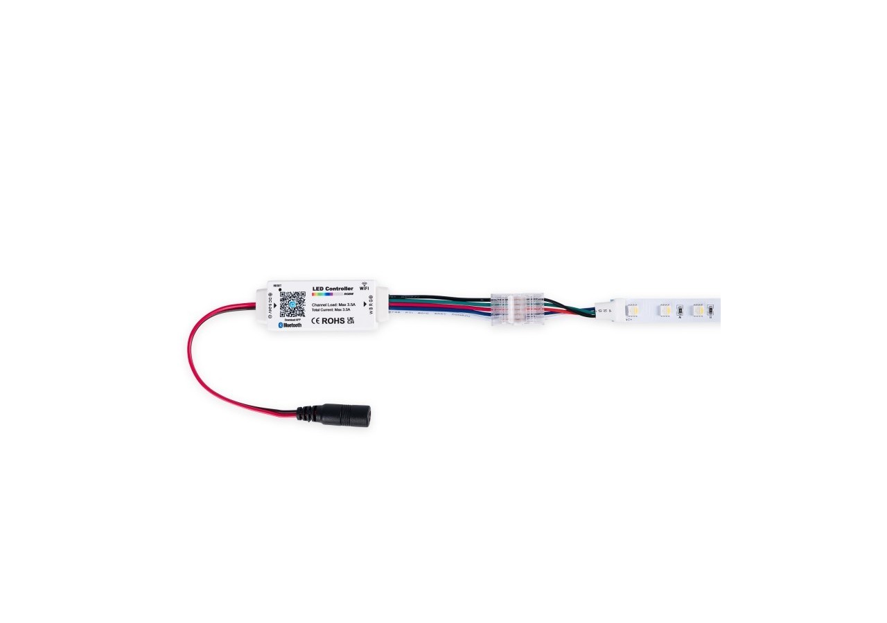Mini contrôleur RGBW-WiFi+ Bluetooth-5-24V DC-3.5A - CTL-AAW-RGBW-34 - Barcelona LED