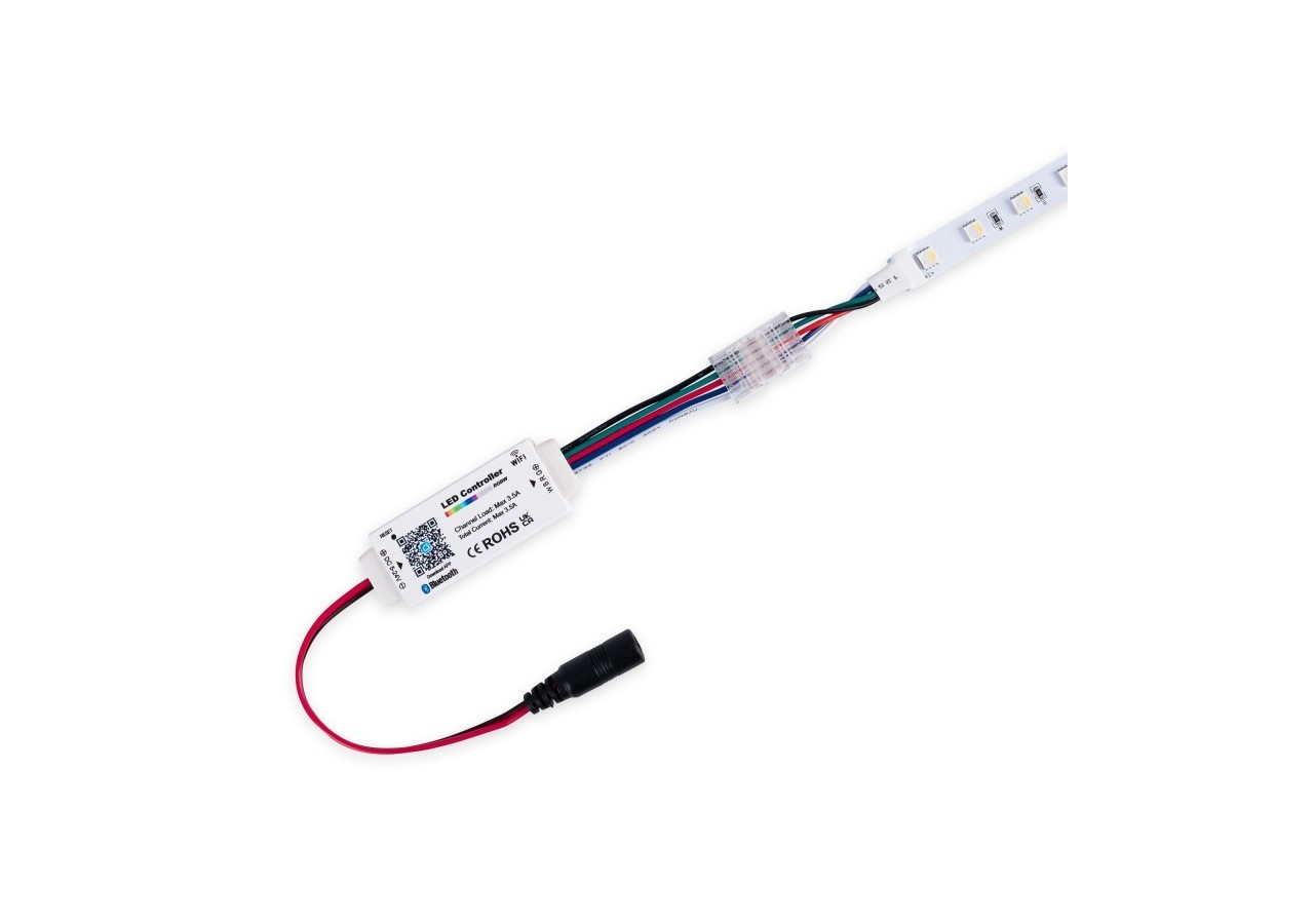 Mini contrôleur RGBW-WiFi+ Bluetooth-5-24V DC-3.5A - CTL-AAW-RGBW-34 - Barcelona LED