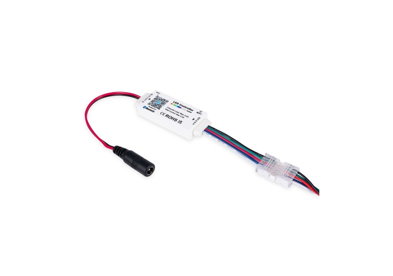 Mini contrôleur RGBW-WiFi+ Bluetooth-5-24V DC-3.5A - CTL-AAW-RGBW-34 - Barcelona LED