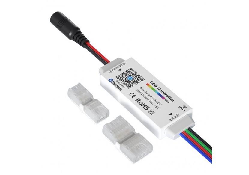 Mini contrôleur RGB-WiFi + Bluetooth-5-24V DC-3,5A - CTL-AAW-RGB-34 - Barcelona LED