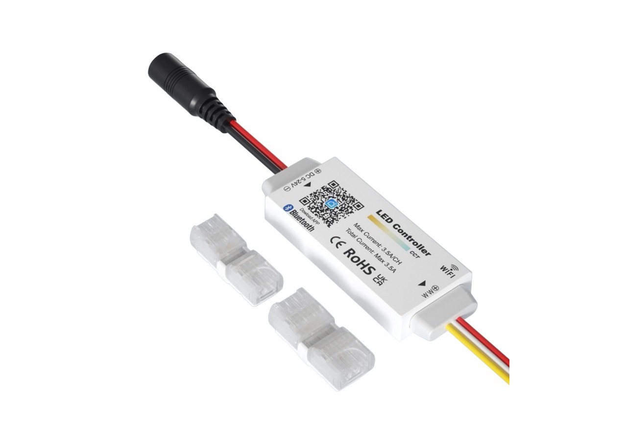 Mini contrôleur CCT-WiFi + Bluetooth-5-24V DC-3.5A - CTL-AAW-CCT-34 - Barcelona LED