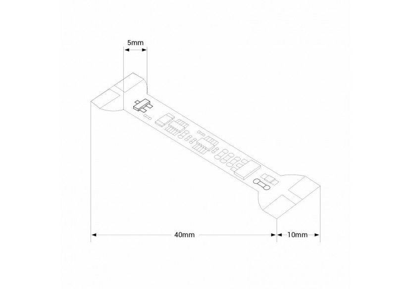 Capteur de proximité de marche/arrêt et de gradation pour rubans LED-5-24V DC - FDSSM-T10 - Barcelona LED