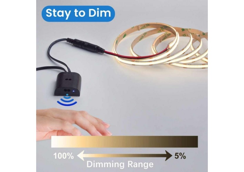 Capteur double de marche/arrêt et de gradation pour rubans LED-5-24V DC - DMSC-H-20ABB - Barcelona LED