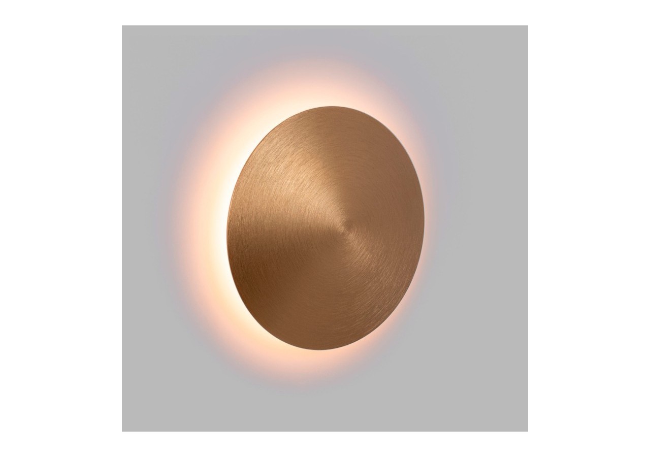 Applique murale LED ronde "Eclipsis" 12W-3000K-IRC90-Driver KeGu-IP20 - LN1587-12W-D - Barcelona LED