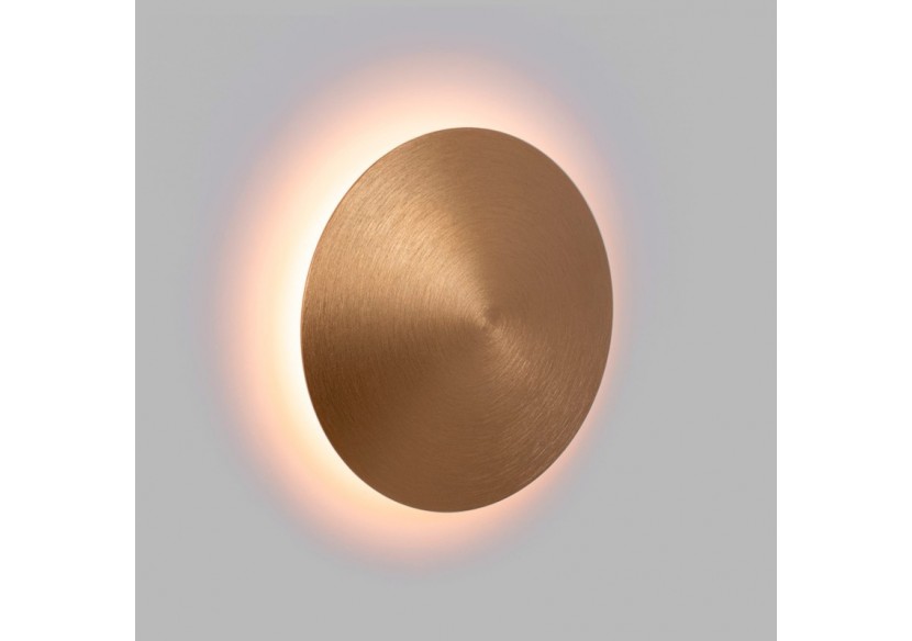 Applique murale LED ronde "Eclipsis" 12W-3000K-IRC90-Driver KeGu-IP20 - LN1587-12W-D - Barcelona LED