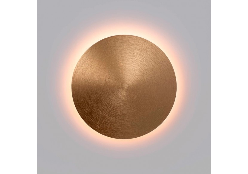 Applique murale LED ronde "Eclipsis" 12W-3000K-IRC90-Driver KeGu-IP20 - LN1587-12W-D - Barcelona LED