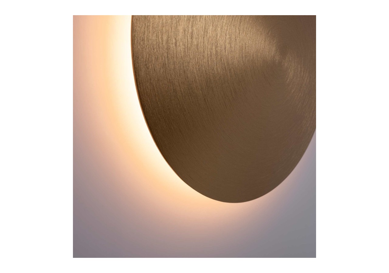 Applique murale LED ronde "Eclipsis" 12W-3000K-IRC90-Driver KeGu-IP20 - LN1587-12W-D - Barcelona LED