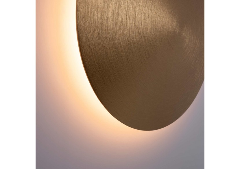 Applique murale LED ronde "Eclipsis" 12W-3000K-IRC90-Driver KeGu-IP20 - LN1587-12W-D - Barcelona LED