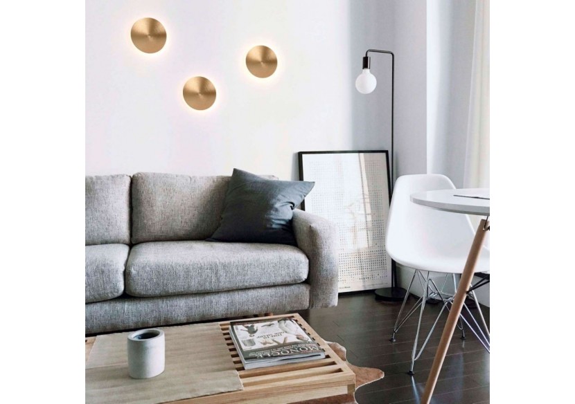 Applique murale LED ronde "Eclipsis" 12W-3000K-IRC90-Driver KeGu-IP20 - LN1587-12W-D - Barcelona LED