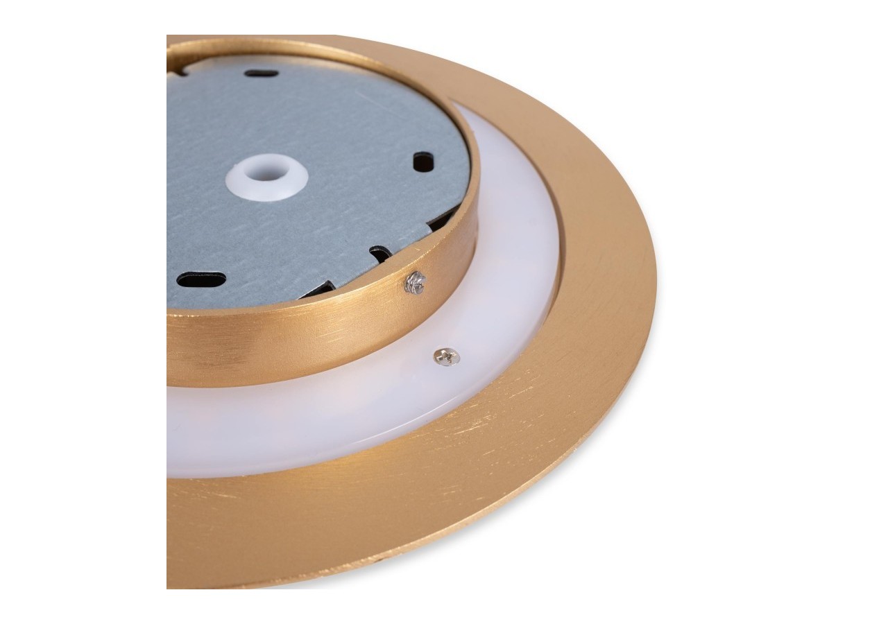 Applique murale LED ronde "Eclipsis" 12W-3000K-IRC90-Driver KeGu-IP20 - LN1587-12W-D - Barcelona LED