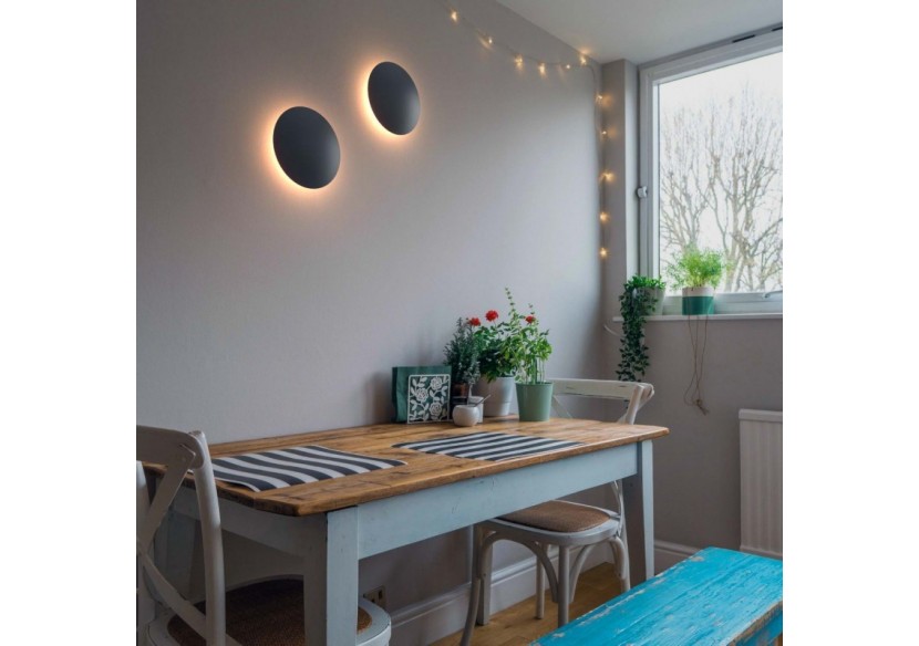 Applique murale LED ronde "Eclipsis" 18W-3000K-IRCI90-Driver KeGu-IP20 - LN1587-18W-N - Barcelona LED Applique murale LED ronde "Eclipsis" 18W-3000K-IRCI90-Driver KeGu-IP20 - LN1587-18W-N - Barcelona LED