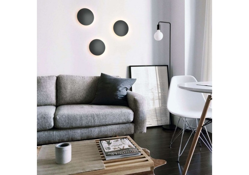 Applique murale LED ronde "Eclipsis" 18W-3000K-IRCI90-Driver KeGu-IP20 - LN1587-18W-N - Barcelona LED Applique murale LED ronde "Eclipsis" 18W-3000K-IRCI90-Driver KeGu-IP20 - LN1587-18W-N - Barcelona LED