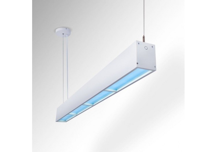 Linéaire suspendu "Blue Skylight" SMART-CCT-Effet de ciel-48W-UGR16 - B9021-S-B - Barcelona LED