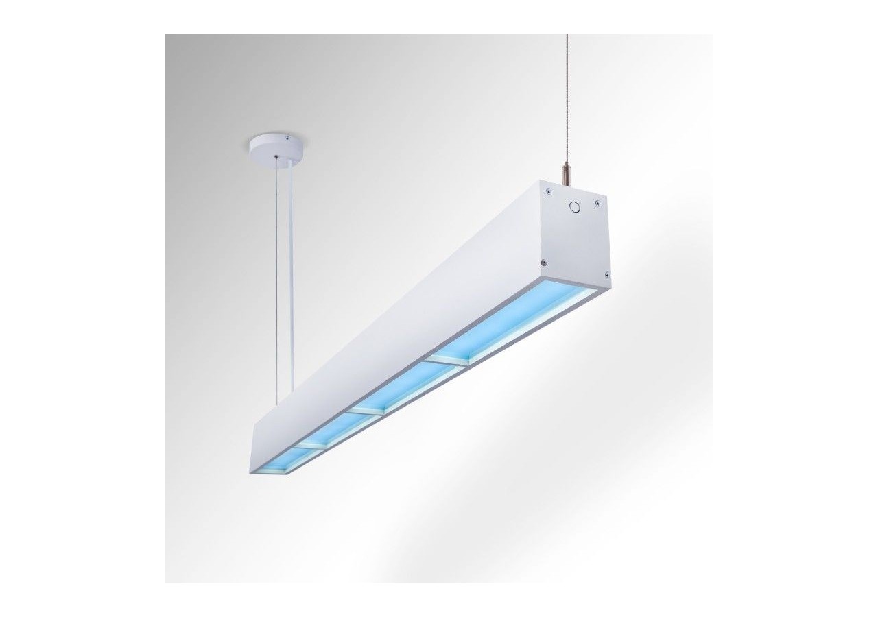 Linéaire suspendu "Blue Skylight" SMART-CCT-Effet de ciel-48W-UGR16 - B9021-S-B - Barcelona LED