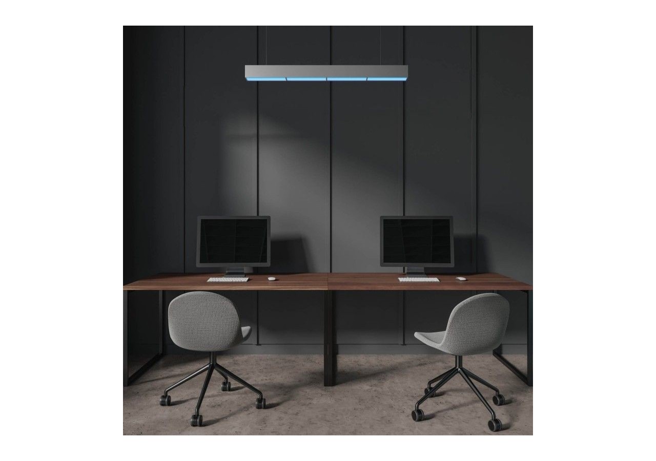 Linéaire suspendu "Blue Skylight" SMART-CCT-Effet de ciel-48W-UGR16 - B9021-S-B - Barcelona LED