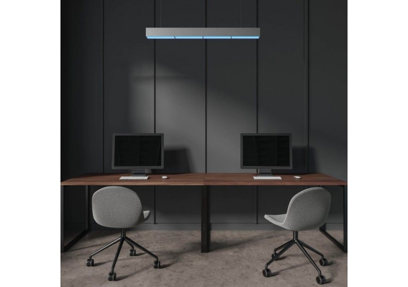 Linéaire suspendu "Blue Skylight" SMART-CCT-Effet de ciel-48W-UGR16 - B9021-S-B - Barcelona LED