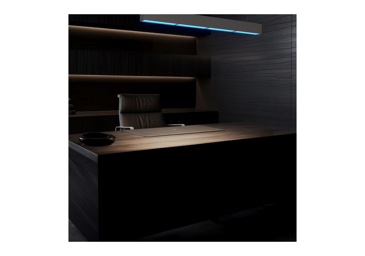 Linéaire suspendu "Blue Skylight" SMART-CCT-Effet de ciel-48W-UGR16 - B9021-S-B - Barcelona LED