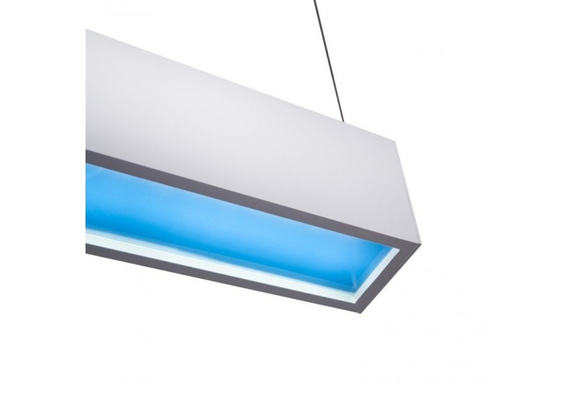 Linéaire suspendu "Blue Skylight" SMART-CCT-Effet de ciel-48W-UGR16 - B9021-S-B - Barcelona LED