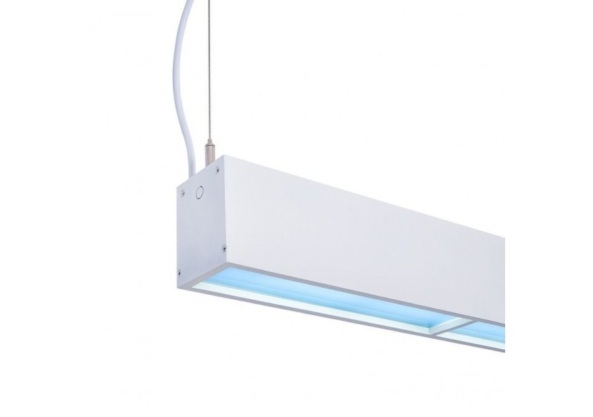 Linéaire suspendu "Blue Skylight" SMART-CCT-Effet de ciel-48W-UGR16 - B9021-S-B - Barcelona LED