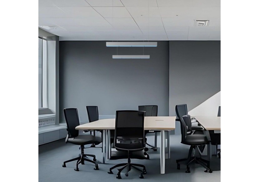 Linéaire suspendu "Blue Skylight" SMART-CCT-Effet de ciel-48W-UGR16 - B9021-S-B - Barcelona LED