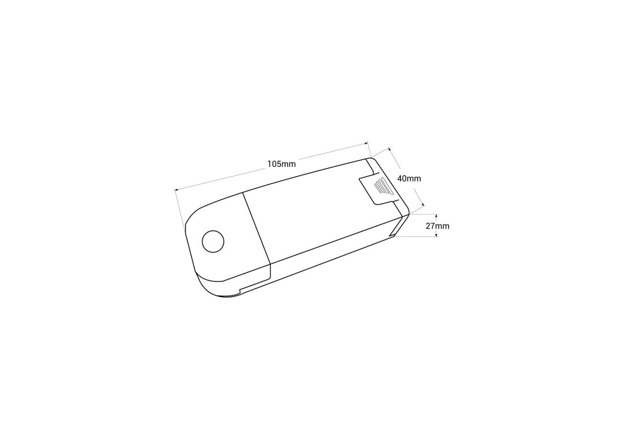 Driver LED dimmable TRIAC 2-6V DC-700mA-4,2W - PE294R0670 - Barcelona LED
