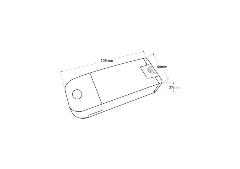 Driver LED dimmable TRIAC 2-6V DC-700mA-4,2W - PE294R0670 - Barcelona LED