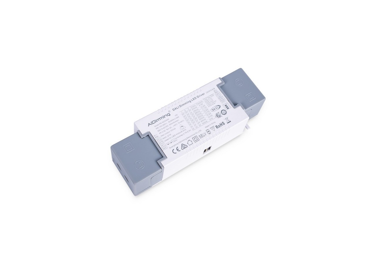 Driver LED dimmable par DALI , PUSH, 1/0-10V-Courant multiple (200-500mA) - PE-N20DA42 - Barcelona LED