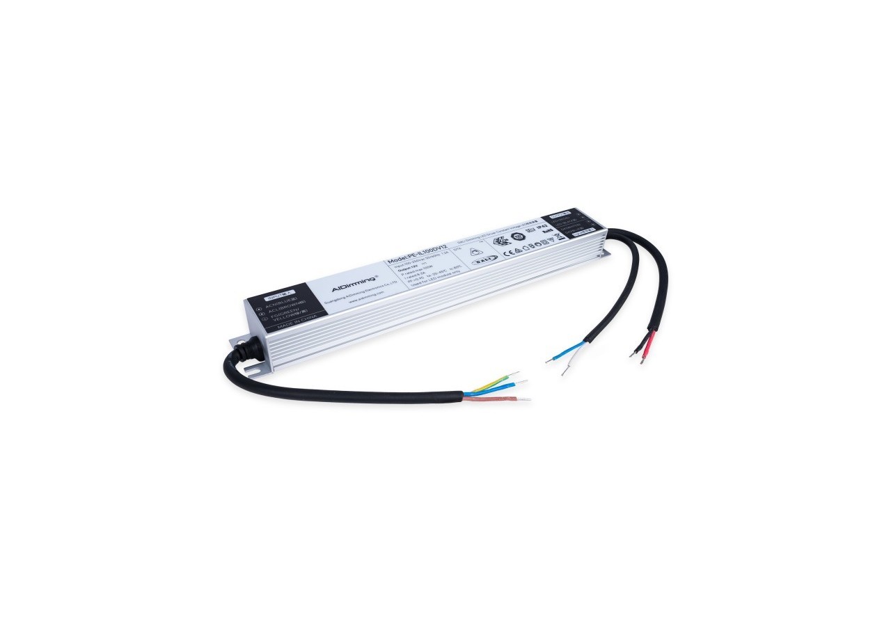 Alimentation LED dimmable DALI DT6-12V DC-8.3A-100W - PE-IL100DV12 - Barcelona LED
