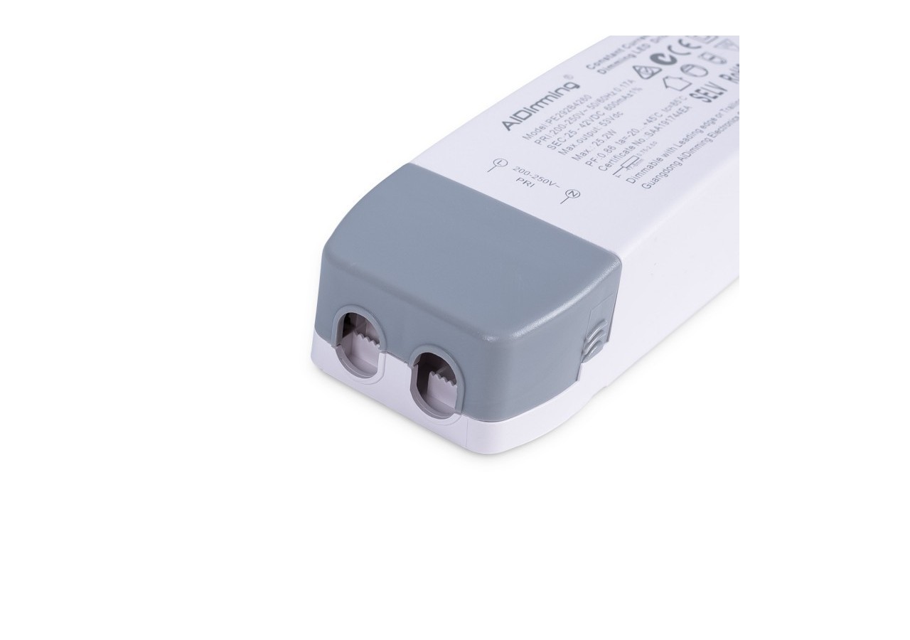 Driver LED dimmable TRIAC 25-42V DC-600mA-25,2W - PE292B4260 - Barcelona LED