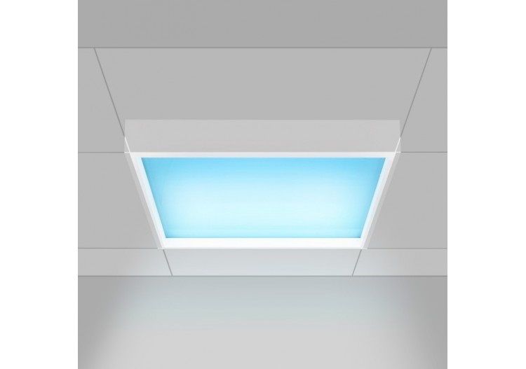 Panneau LED "Blue Skylight" effet de ciel-Daylight-90W-60x60cm - B5228-BS-60X60 - Barcelona LED 2