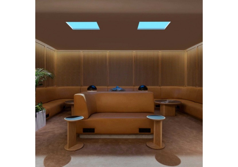 Panneau LED "Blue Skylight" effet de ciel-Daylight-Dimmable 0-10V-155W-60x60cm - B5228-BS-60X60-D - Barcelona LED