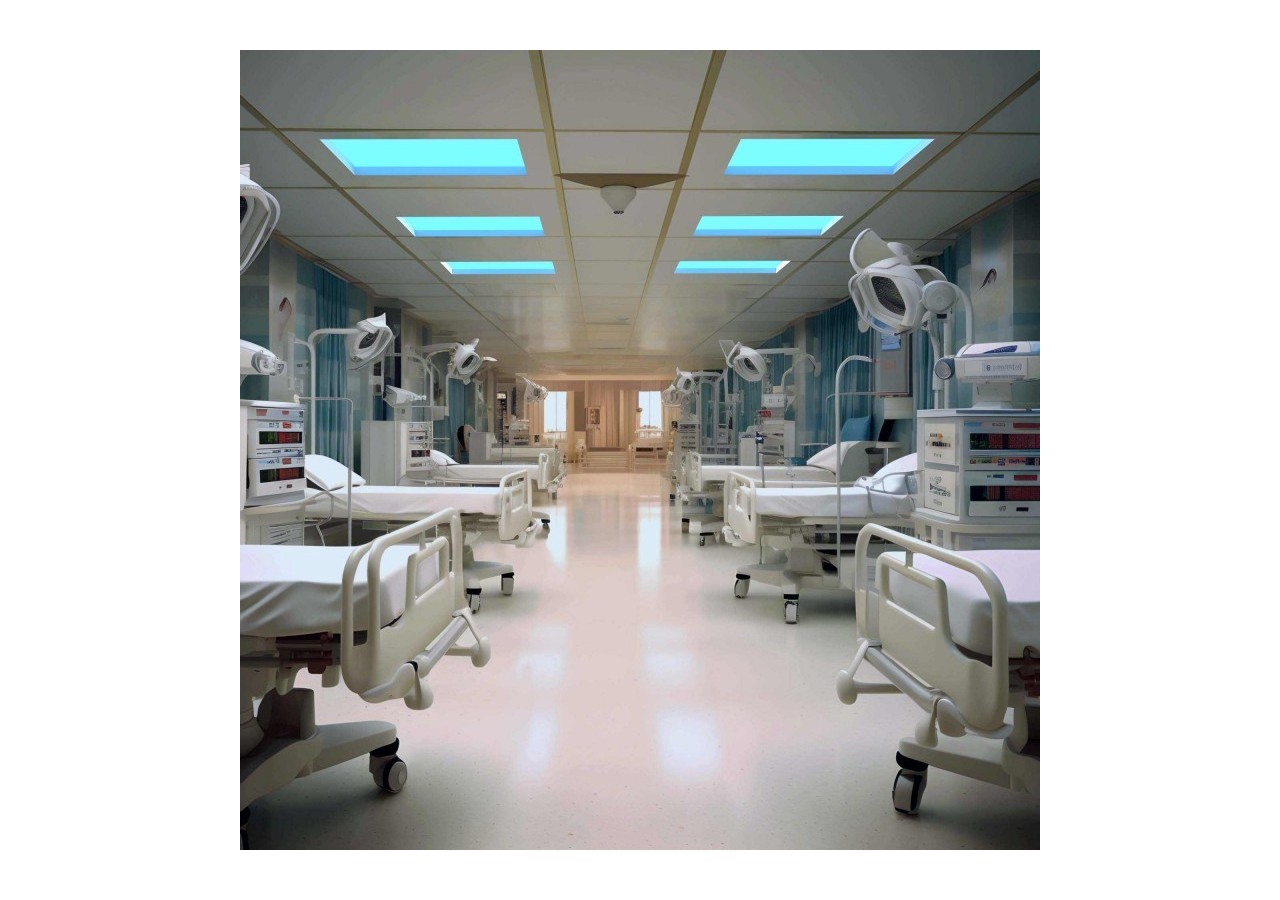 Panneau LED "Blue Skylight" effet de ciel-Daylight-Dimmable 0-10V-155W-60x60cm - B5228-BS-60X60-D - Barcelona LED