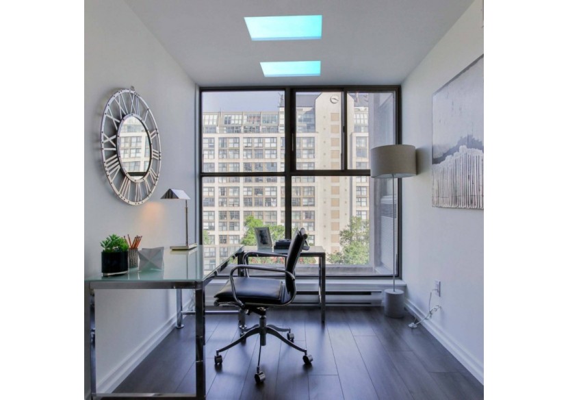 Panneau LED "Blue Skylight" effet de ciel-Daylight-Dimmable 0-10V-155W-60x60cm - B5228-BS-60X60-D - Barcelona LED