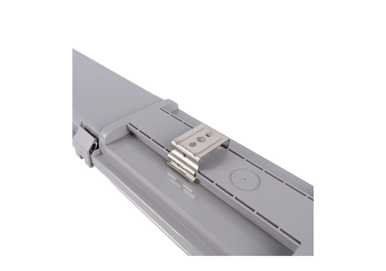 Kit Boîtier étanche double 120cm + 2 tubes LED T8 18W-6000K - K8480-120-6K - Barcelona LED