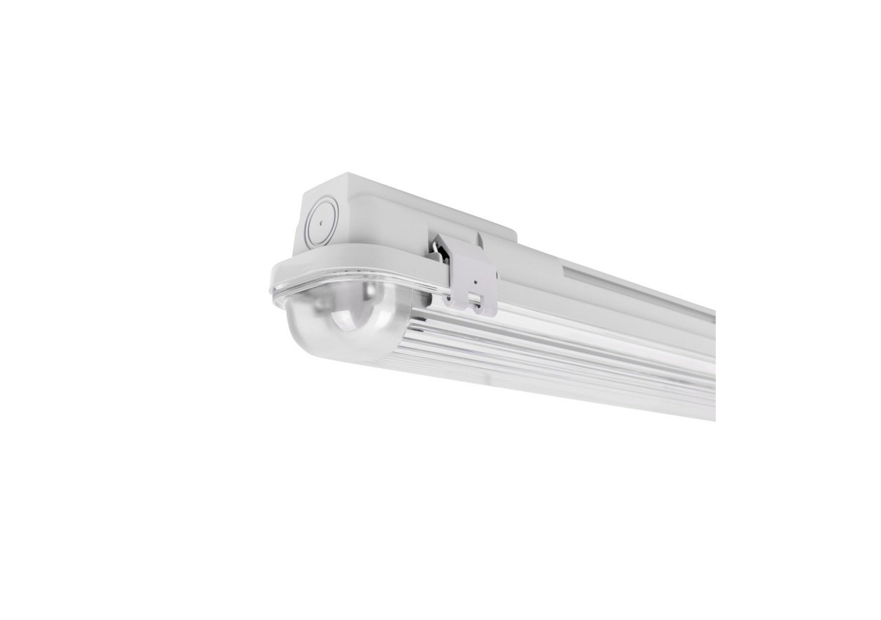 Kit Boîtier étanche 120cm + tube LED T8 18W-6000K - K8470-120-6K - Barcelona LED