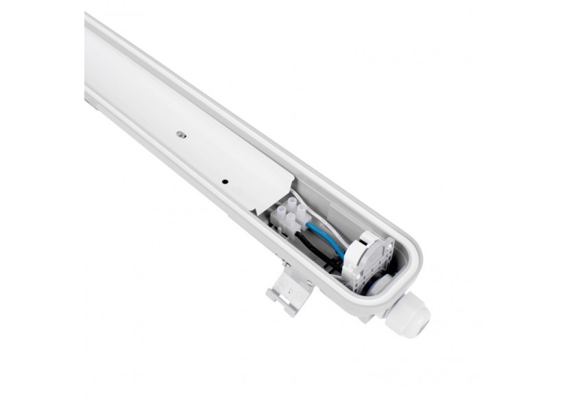 Kit Boîtier étanche 120cm + tube LED T8 18W-6000K - K8470-120-6K - Barcelona LED